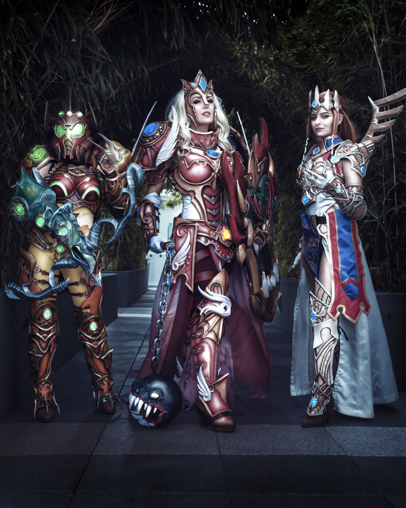 Cosplay by Danielle Beaulieu, Jessica Nigri and Friscoblondie | Photo by Elysiam Entertainment